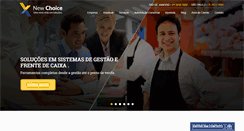 Desktop Screenshot of newchoice.com.br