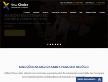 Tablet Screenshot of newchoice.com.br